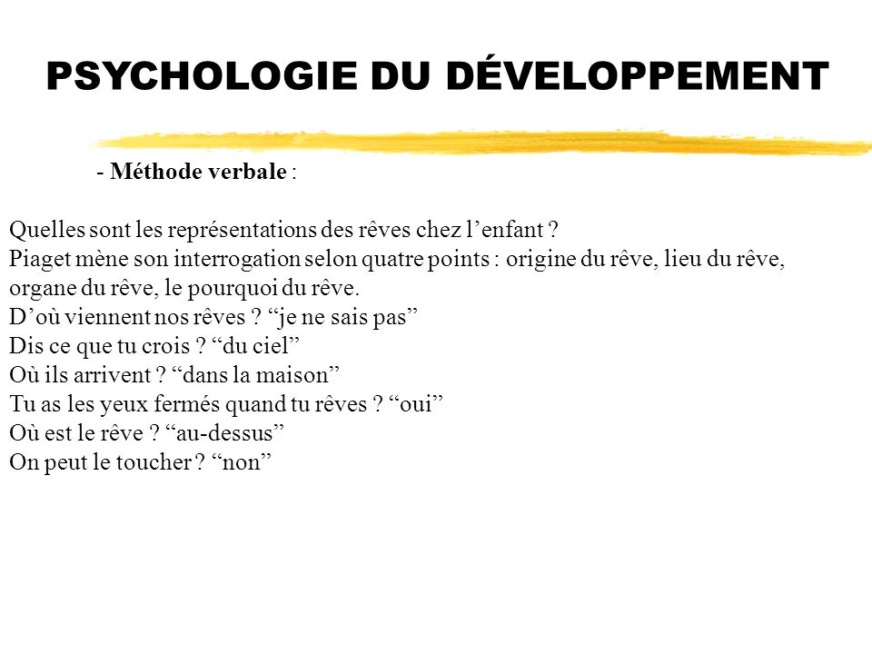 PSYCHOLOGIE DU D VELOPPEMENT ppt t l charger